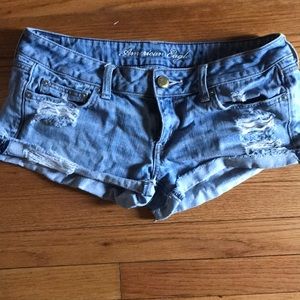 American eagle jean shorts